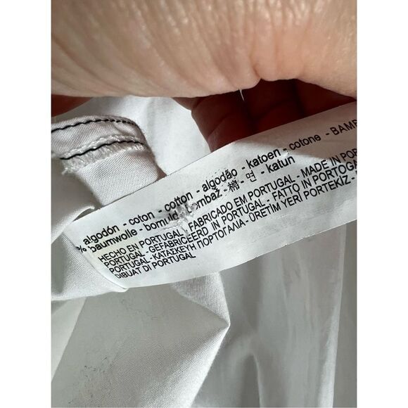 NWT Zara Womens White Blouse Size Small - Picture 5 of 5